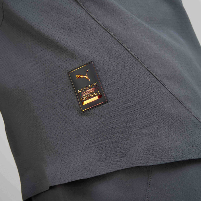 Details of AC Milan 2024-25 Third Jersey featuring authentic branding and sleek design