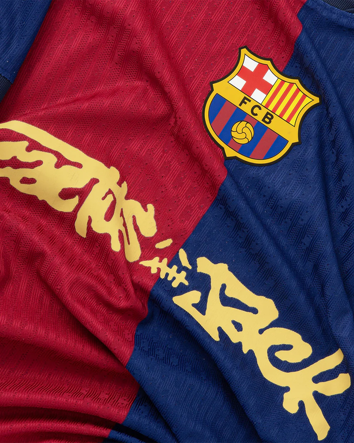 Barcelona Cactus Jack 2025-26 player jersey featuring club colors and logo