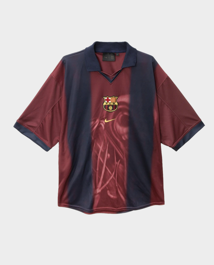 Barcelona Travis Scott 2025-26 player version jersey with bold graphics and vibrant colors