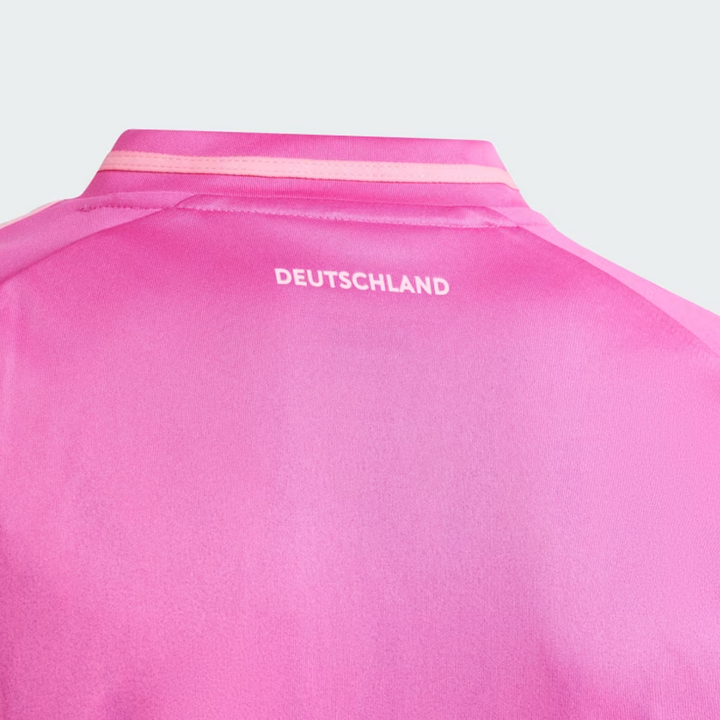 Germany away jersey 2024-25 player version in pink with Deutschland lettering on the back