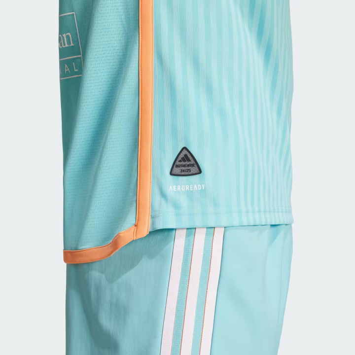 Inter Miami 2024 jersey featuring AeroReady technology for moisture control and comfort during play