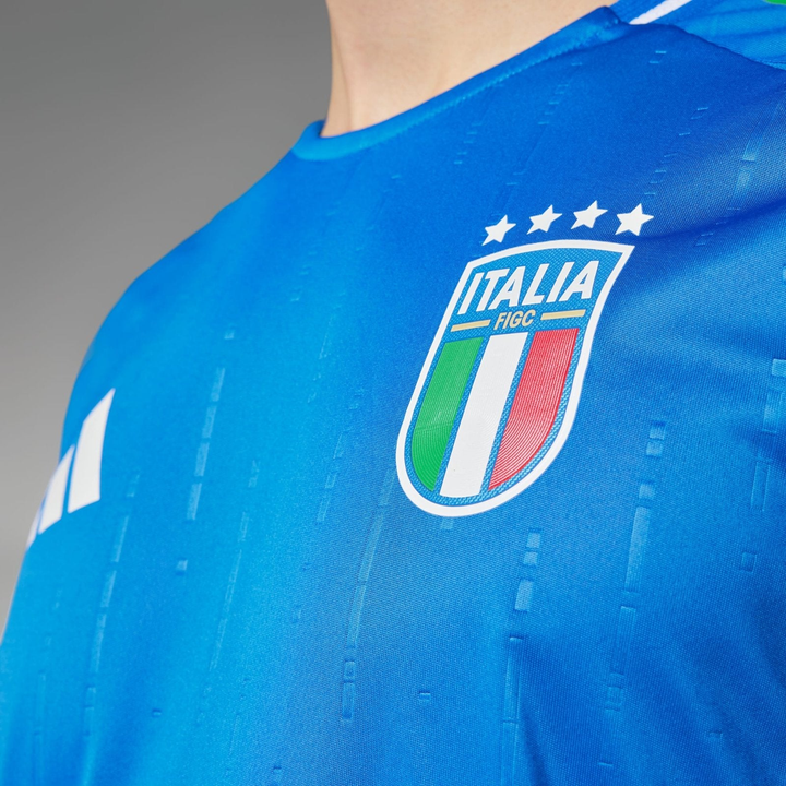 Striker Store Italy fan jersey 2024 in blue with FIGC emblem and star details