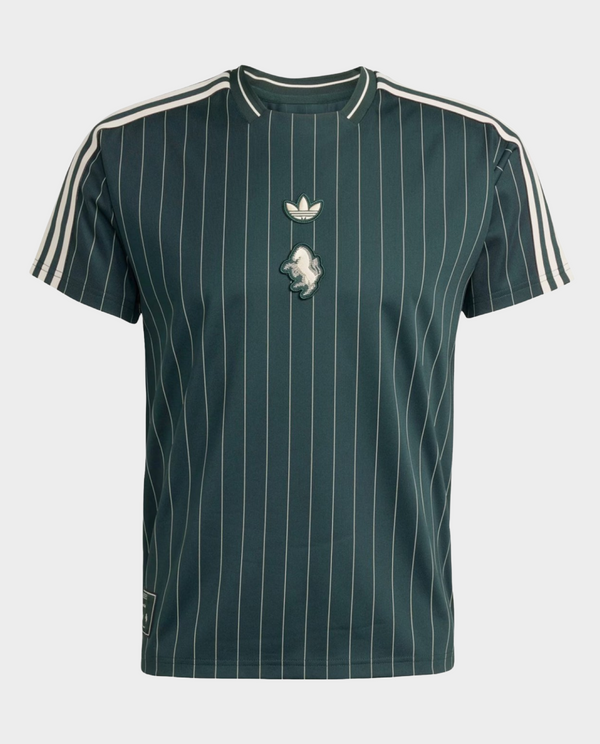 Striker Store Juventus terrace icon player version jersey in green with striped design and logo