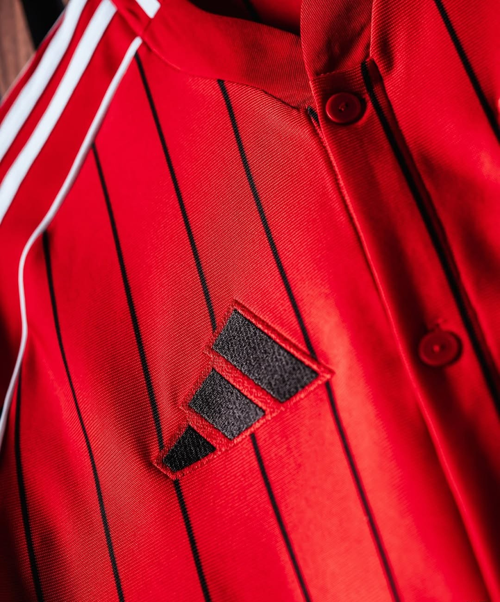 Manchester United special edition shirt 2025 featuring a stylish striped design and Adidas logo