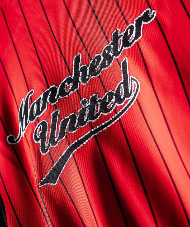 Manchester United special edition shirt 2025 showcasing the iconic logo on a stylish red design