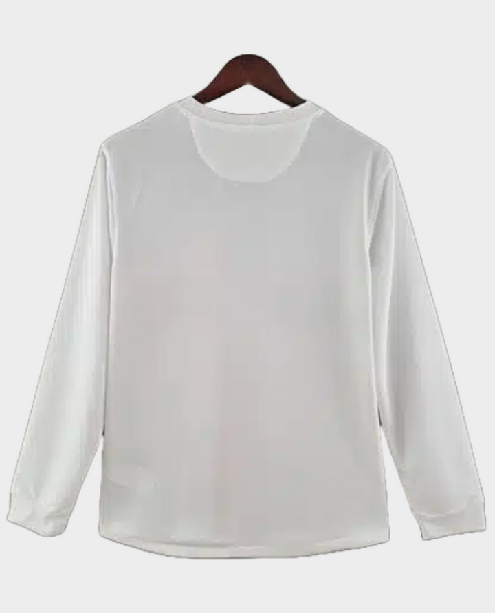 Back view of the Portugal 2012 away jersey in white, crafted for fans and collectors.