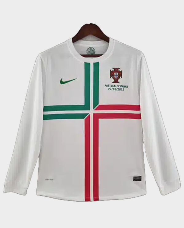 Portugal 2012 away jersey by Striker Store featuring iconic design with green and red accents
