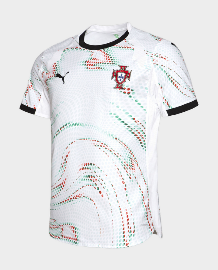 Portugal away jersey 2024 by Striker Store, featuring a modern design with vibrant colors