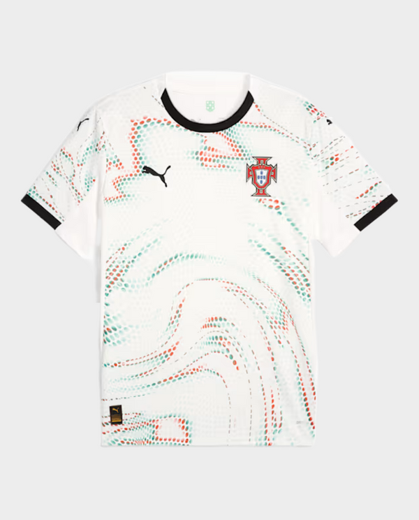 Portugal Away Jersey 2025-26 Player with unique design and Puma logo for soccer fans