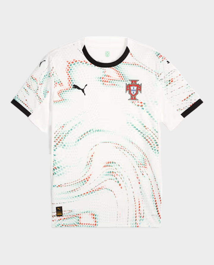Portugal Away Jersey 2025-26 Player with unique design and Puma logo for soccer fans