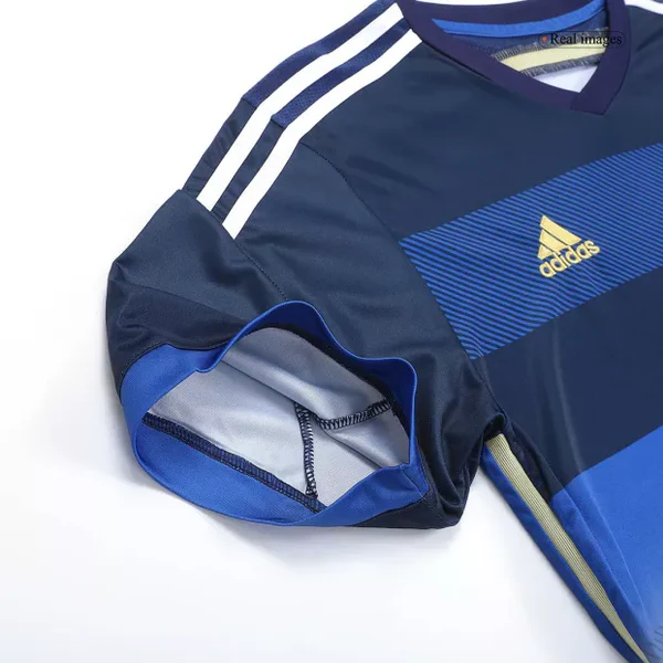 Retro Argentina World Cup Jersey 2014 featuring navy design and Adidas logo for soccer fans